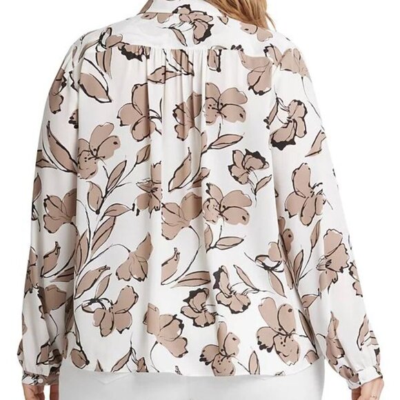 NYDJ Plus Size Modern Blouse - Lotusland 2X NWT - Picture 5 of 5